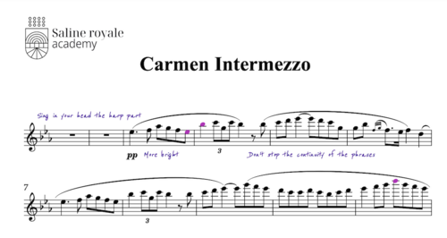 Sheet music carmen intermezzo / leonore overture