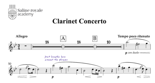 Sheet music concerto no. 1, op. 73, 1st movement